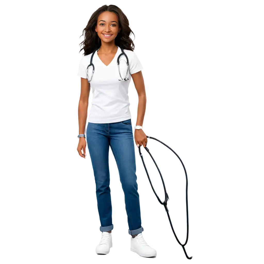 HighQuality-PNG-of-Smiling-Healthcare-Professional-in-Casual-Attire-with-Stethoscope-Friendly-and-Approachable-Medical-Worker-Portrait