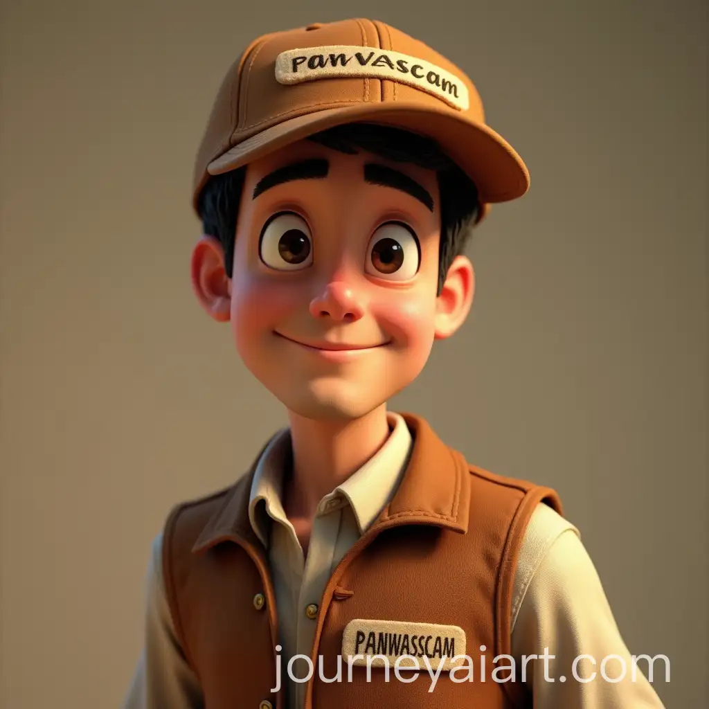 PixarInspired-Man-in-Panwascam-Baseball-Cap-and-Vest