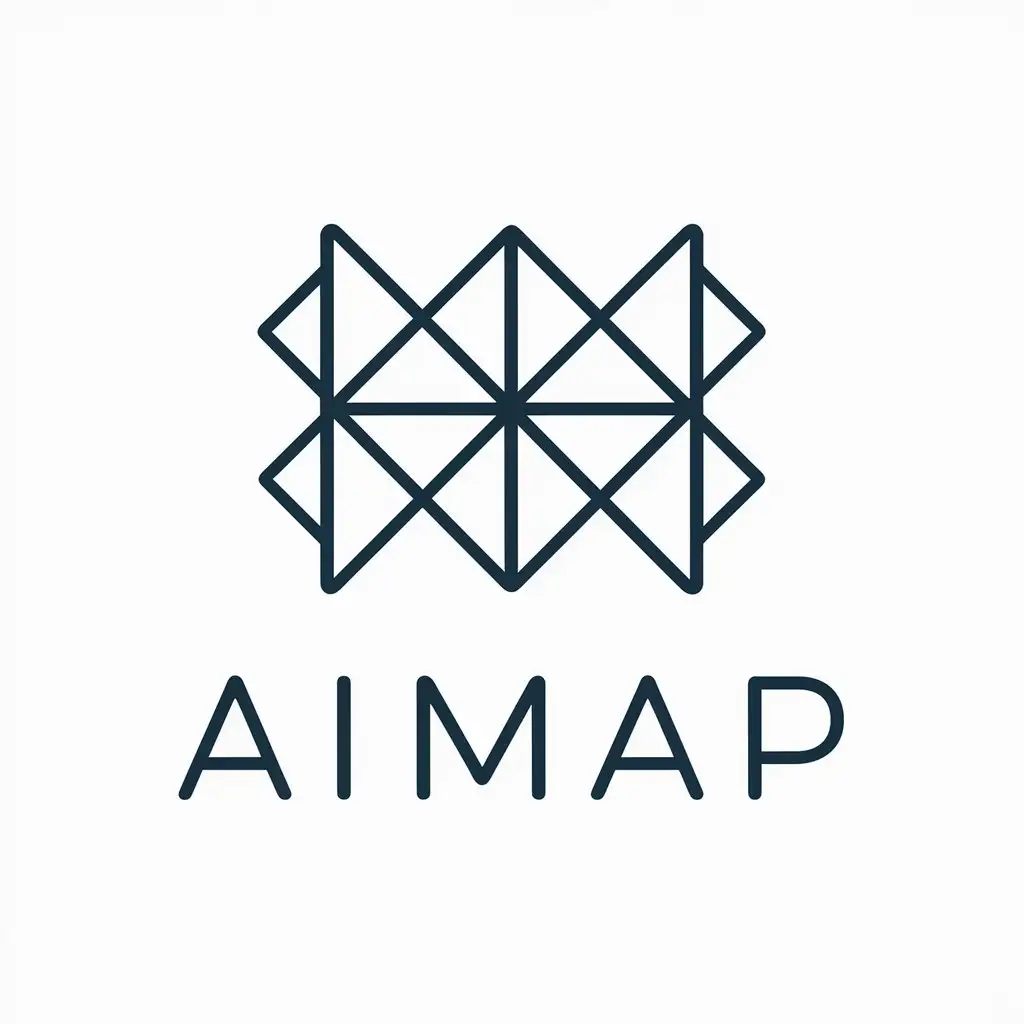 LOGO-Design-for-AiMap-Minimalistic-Map-Symbol-for-Internet-Industry