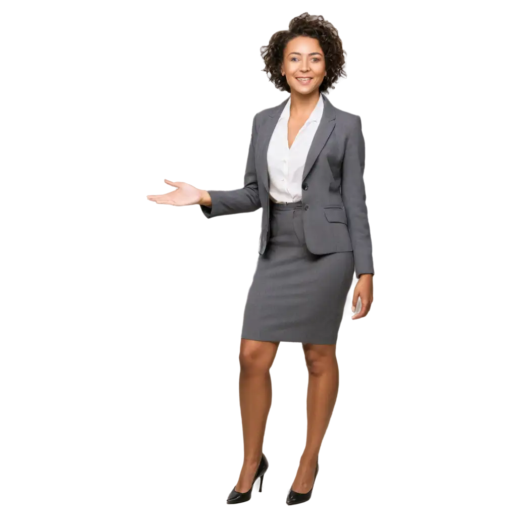 Professional-African-European-Woman-PNG-Image-with-Short-Curly-Hair-and-Executive-Attire