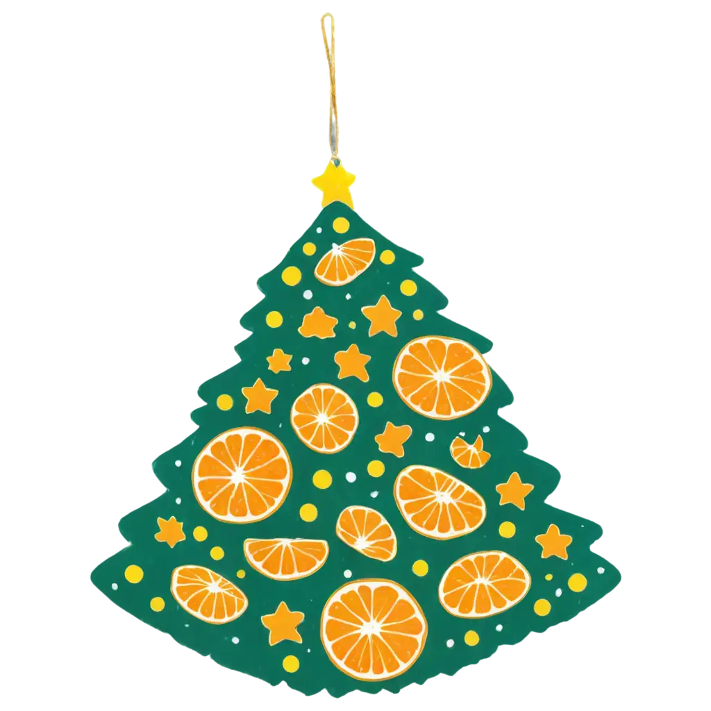 HighQuality-PNG-of-a-Christmas-Tree-Toy-Featuring-a-Slice-of-Mandarin