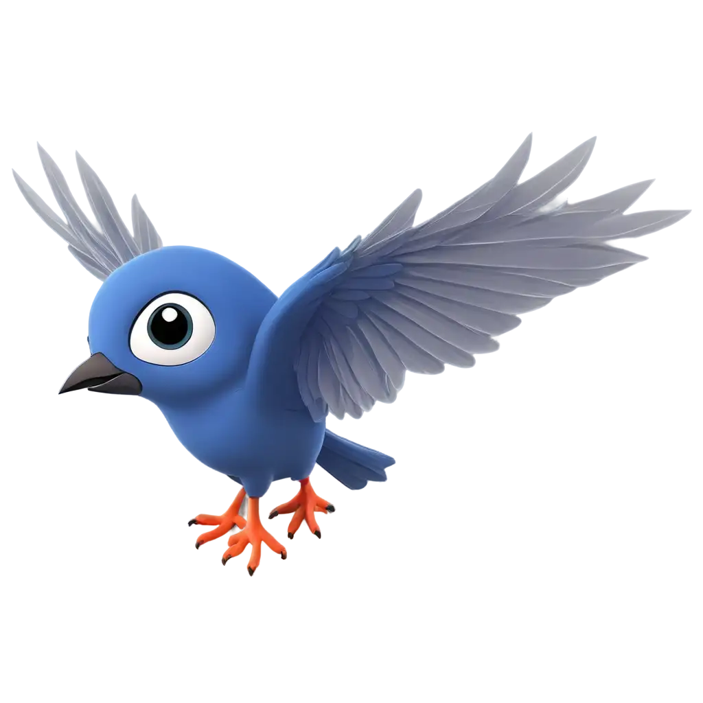 Cartoon-Blue-Bird-Fly-PNG-Image-Creative-and-Vibrant-Illustration