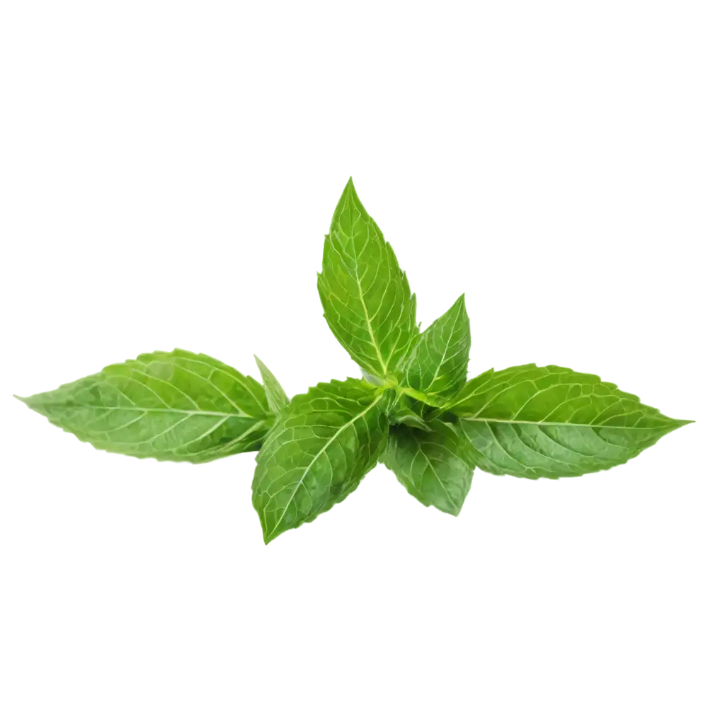 Fresh-Peppermint-Leaves-PNG-Image-Enhance-Visuals-with-Crisp-Clarity