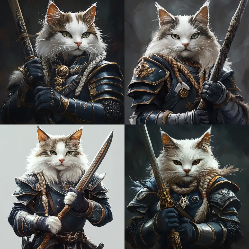Humanoid-Cat-Paladin-with-Longspear-in-Fantasy-DnD-Setting