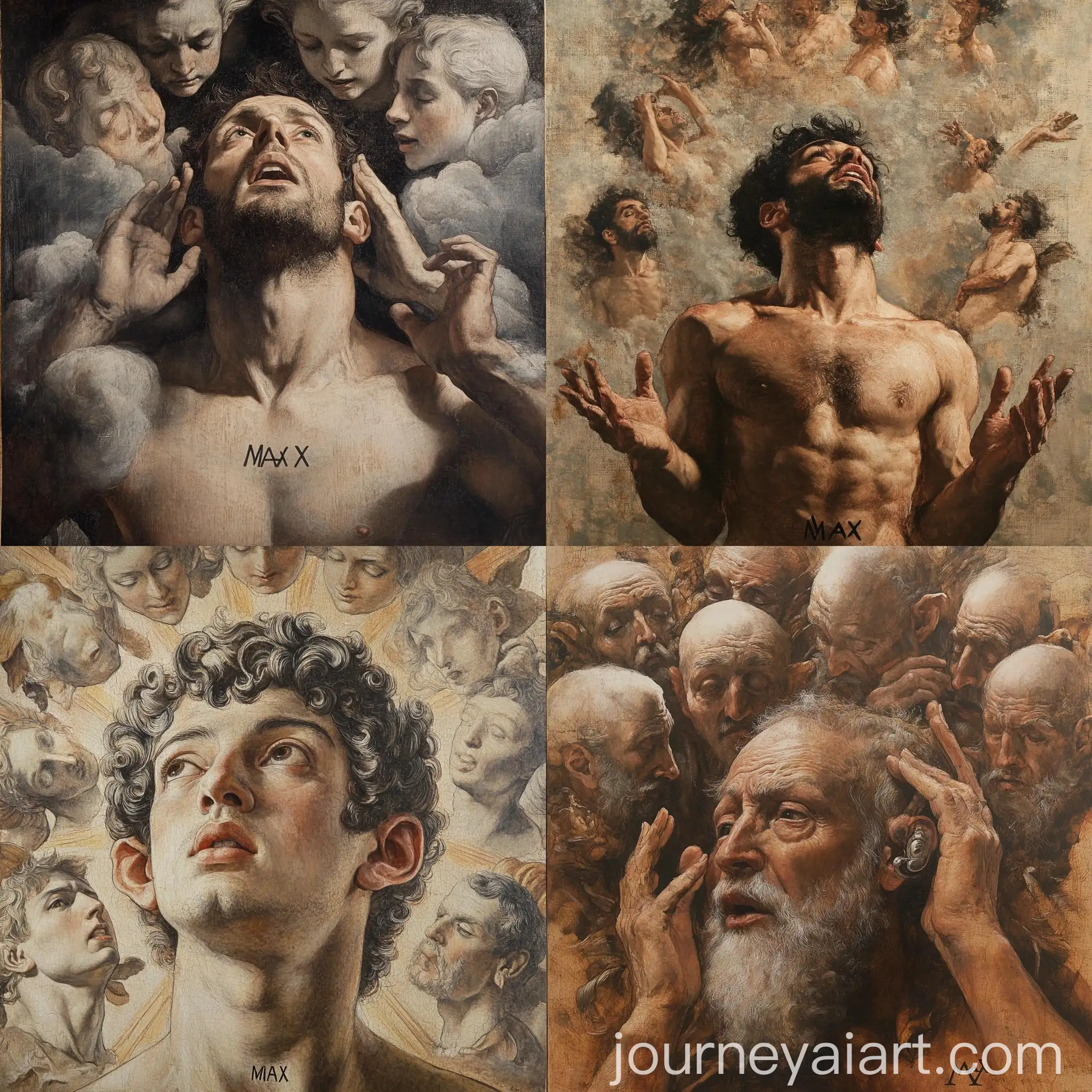 Davide-Boscia-Ascending-Surrounded-by-Gods-with-MAX-Symbol