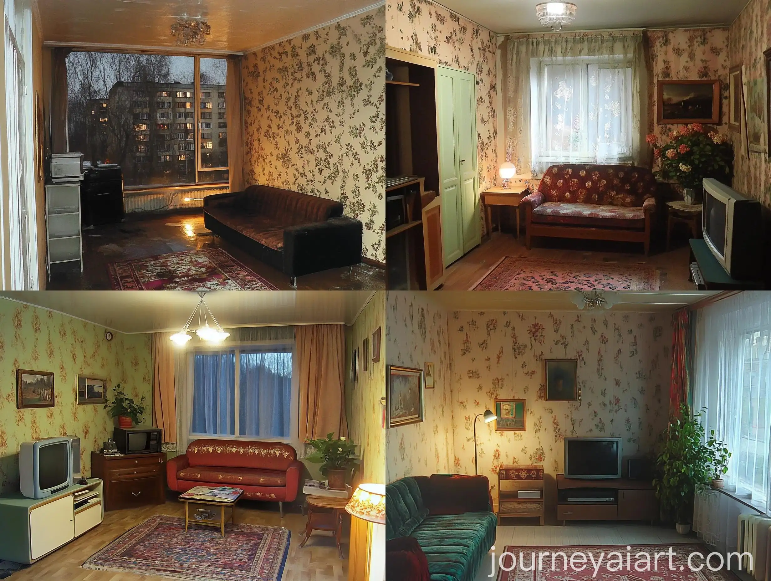 Soviet-Apartment-at-Night