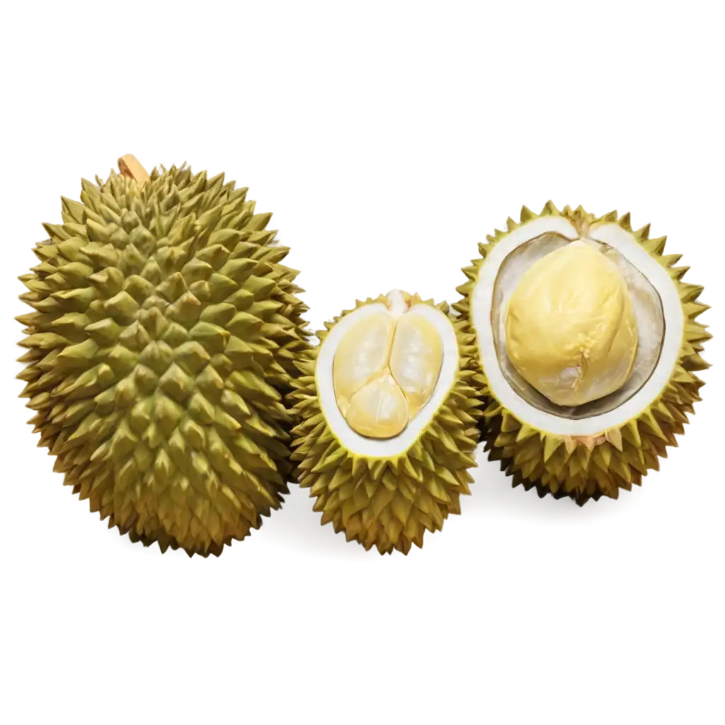 HighQuality-PNG-Image-of-Durian-Fresh-and-Detailed-Visual-Representation