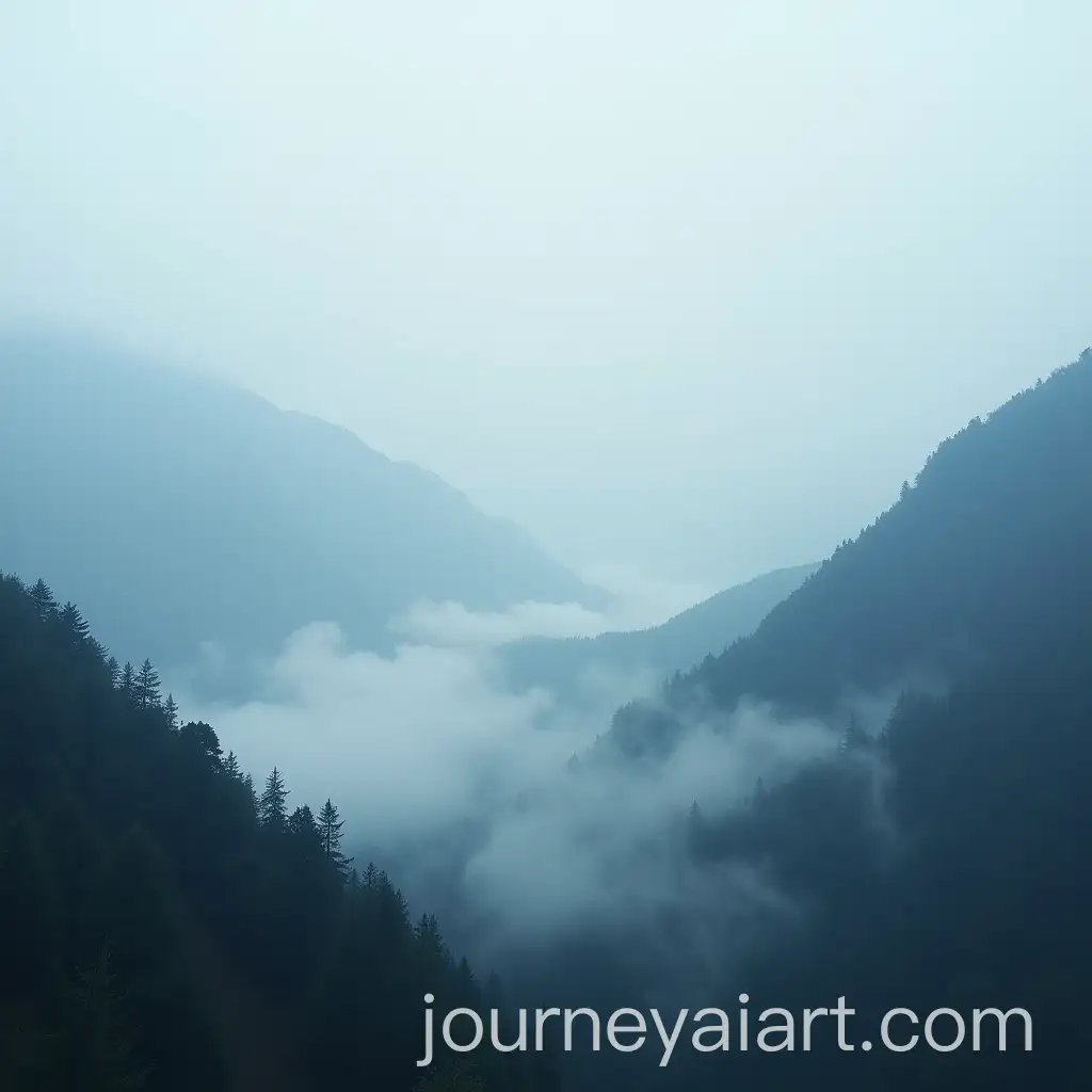 Misty-Mountain-Landscape-with-Fog-and-Cloudy-Skies