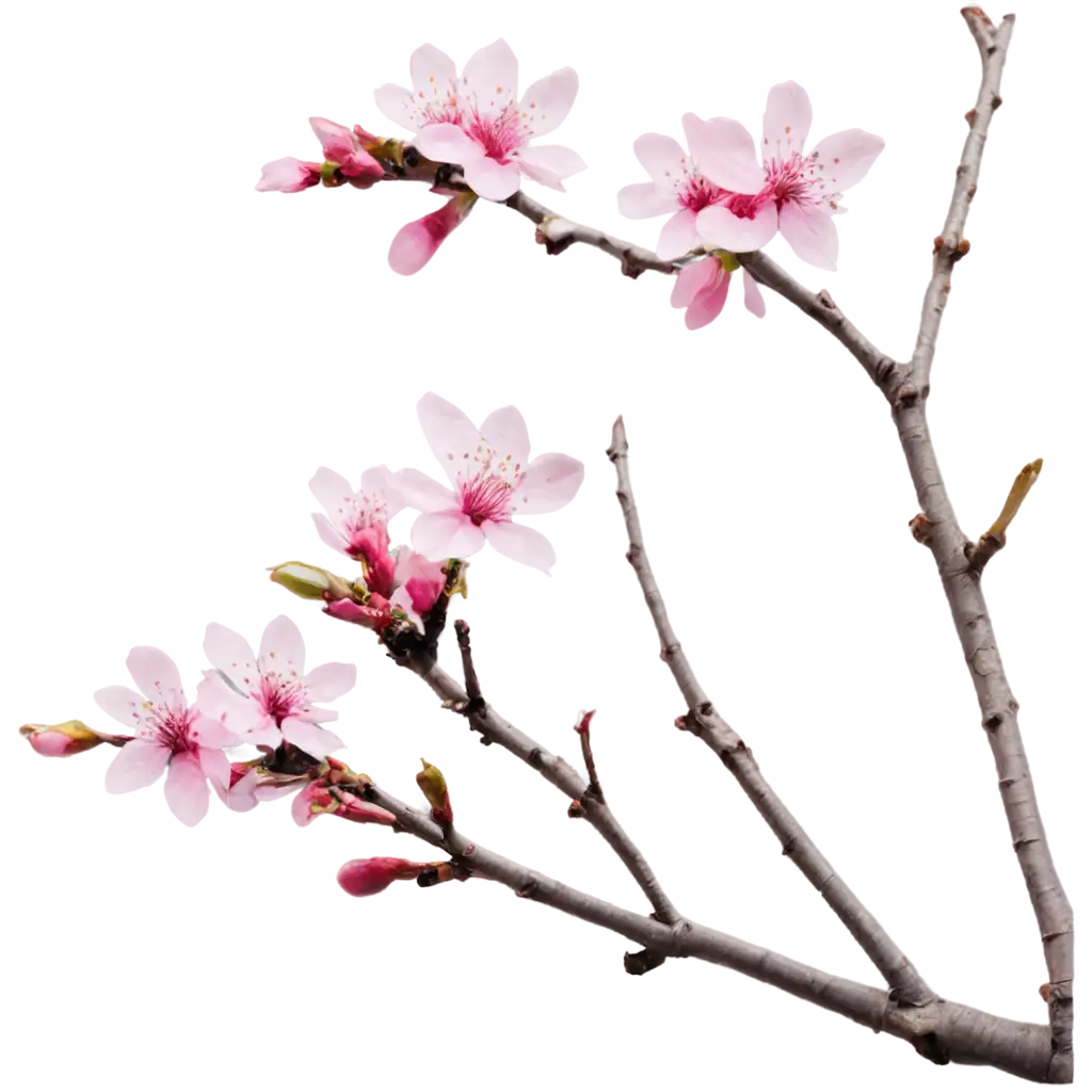 Cherry-Blossoms-on-Branches-PNG-Image-Perfect-for-HighQuality-Designs