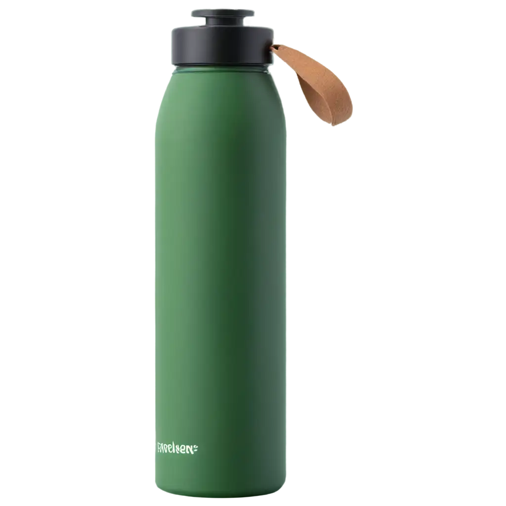 EcoFriendly-Water-Bottle-PNG-HighEnd-Brand-Visuals-for-Sustainable-Living