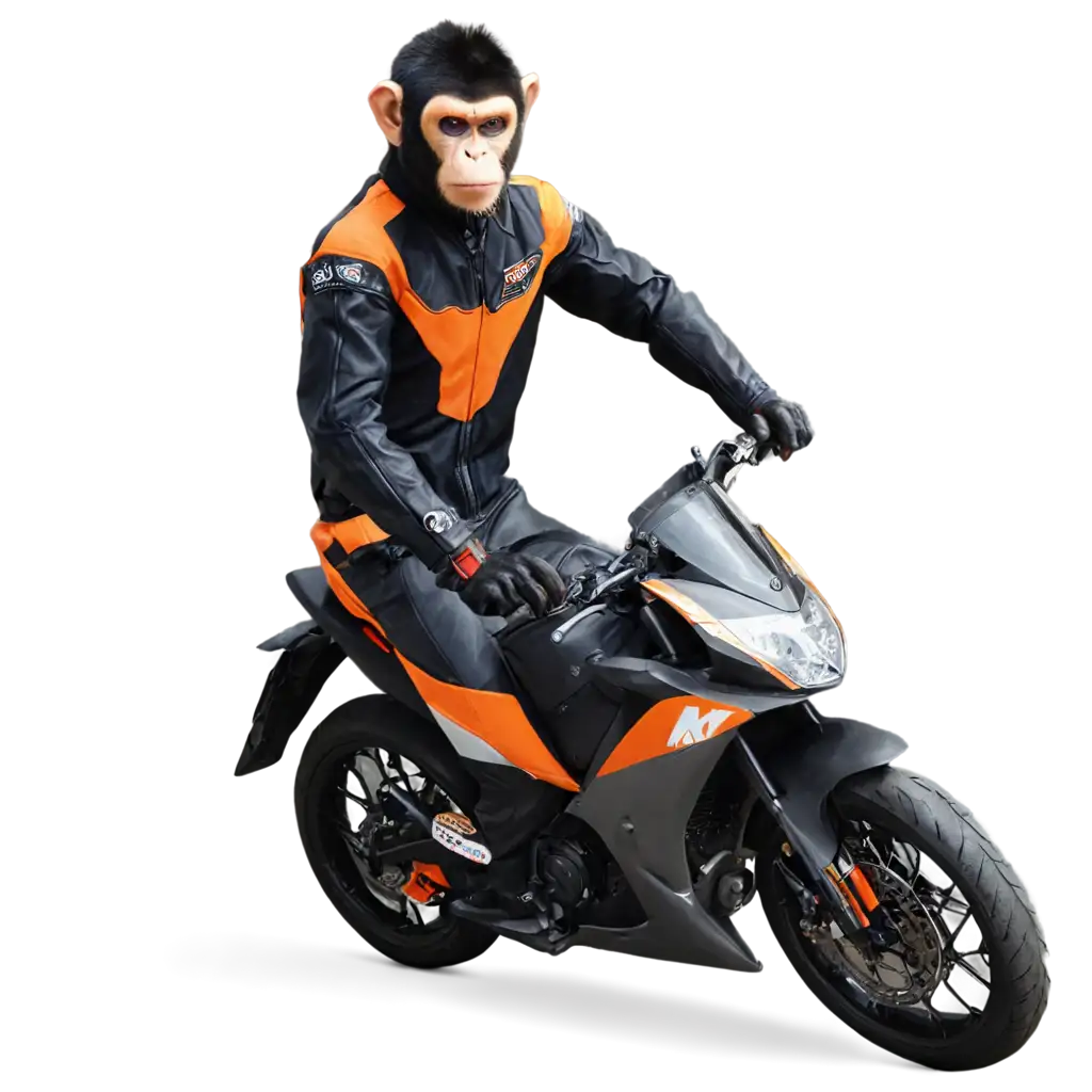 Monkey on ktm