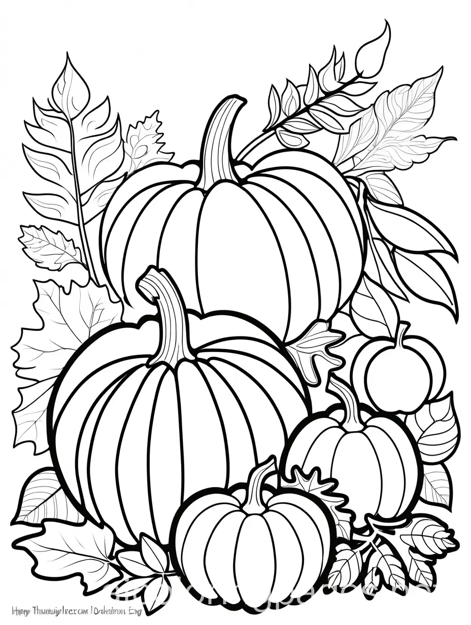 Thanksgiving-Decorations-Coloring-Page-for-Kids