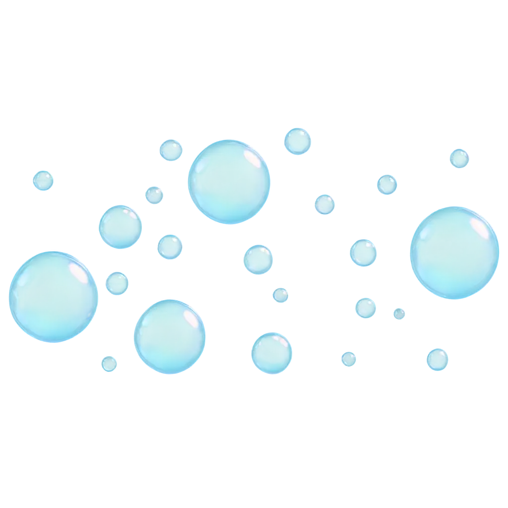 Blue-Bubbles-of-Different-Sizes-HighQuality-PNG-Image-for-Versatile-Use