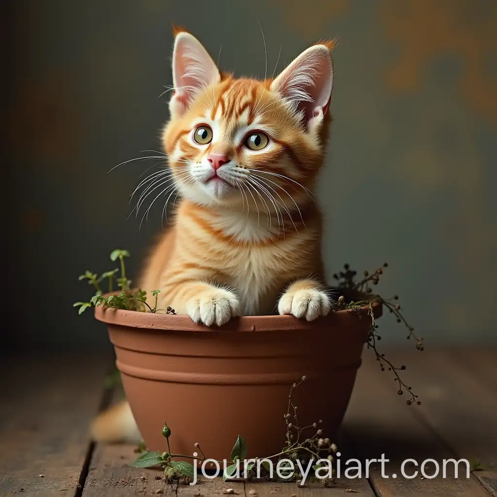Cat-Sitting-in-a-Flower-Pot-in-a-Cozy-Indoor-Setting