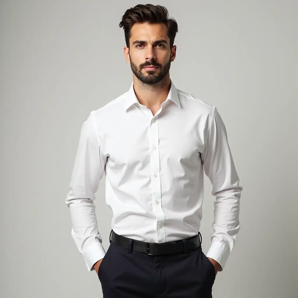 Mens-Fashionable-White-Shirt-Mockup-with-Italian-Style-Elegance