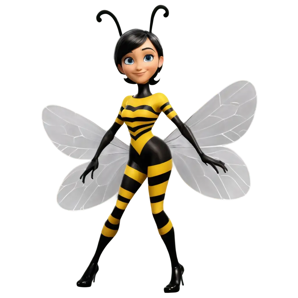 3D-Queen-Bee-Miraculous-Ladybug-PNG-Image-for-Creative-Projects