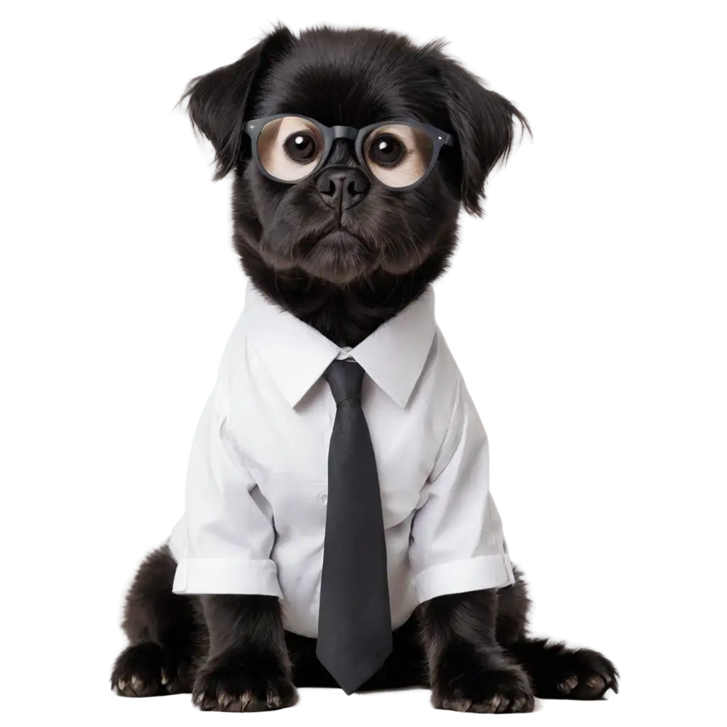 HighQuality-PNG-Image-Dog-with-Black-Glasses-Sitting-on-a-Sofa