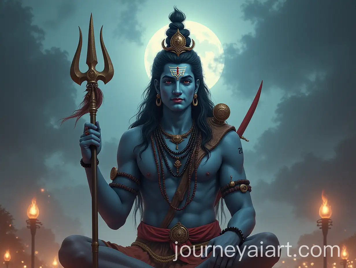 Shiva-Mahadev-in-Traditional-Indian-Art-Style