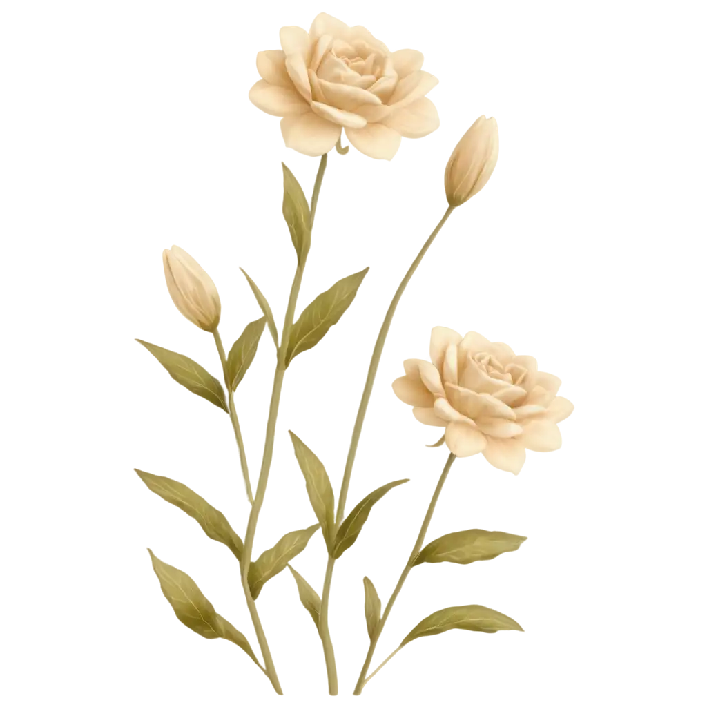 BEIGE-FLOWERS-PNG-Serene-Floral-Art-in-HighQuality-Format