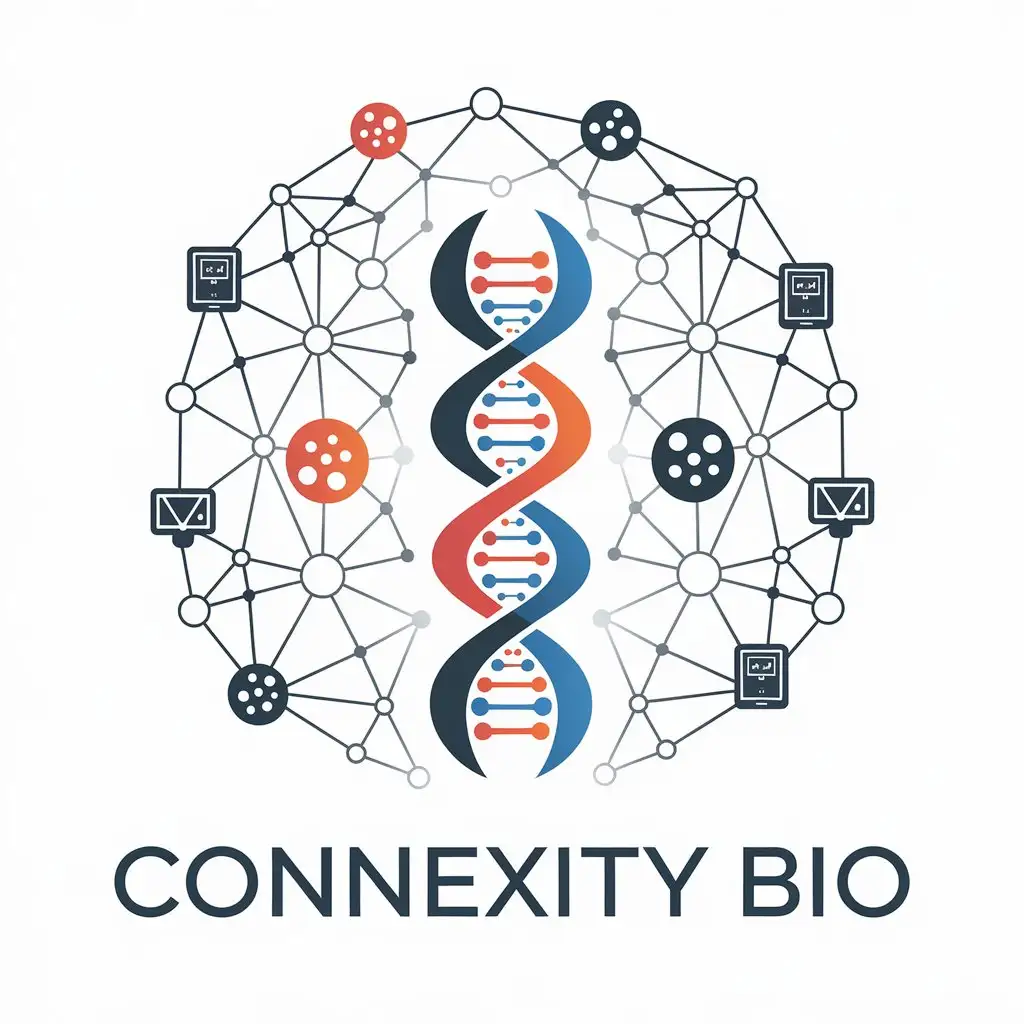 LOGO Design For Connexity Bio DNA and Molecular Energy in Technology Industry