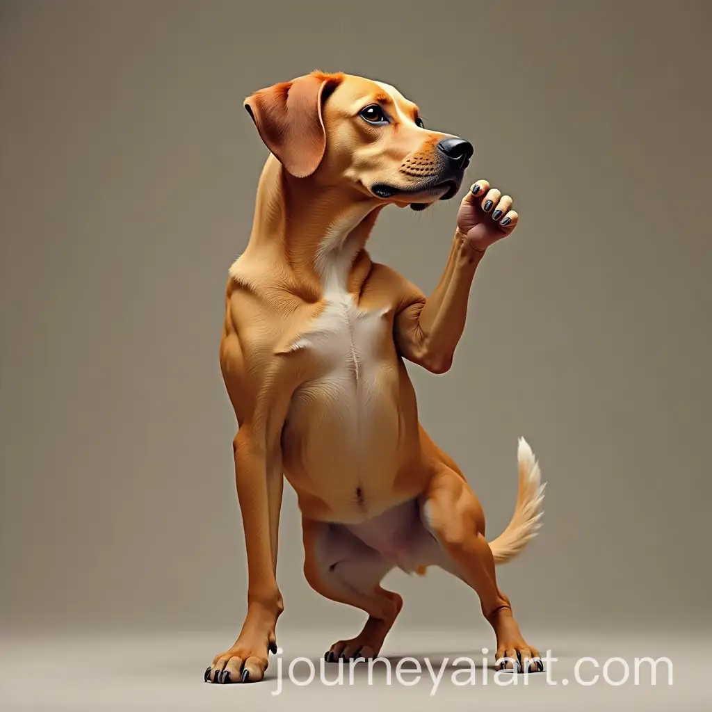 Detailed-Closeup-of-Dogs-Feet-Muscles