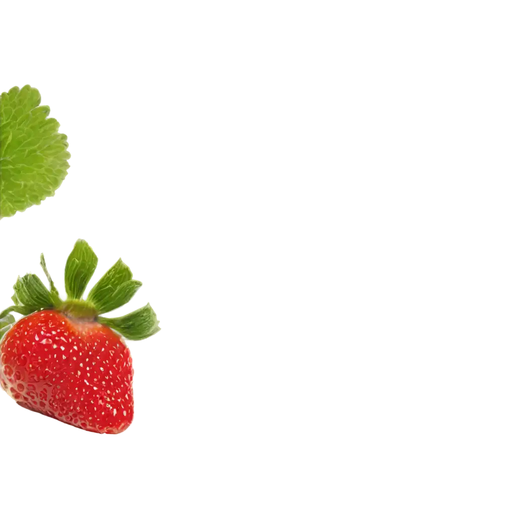 HighQuality-One-Strawberry-PNG-Image-for-Versatile-Applications