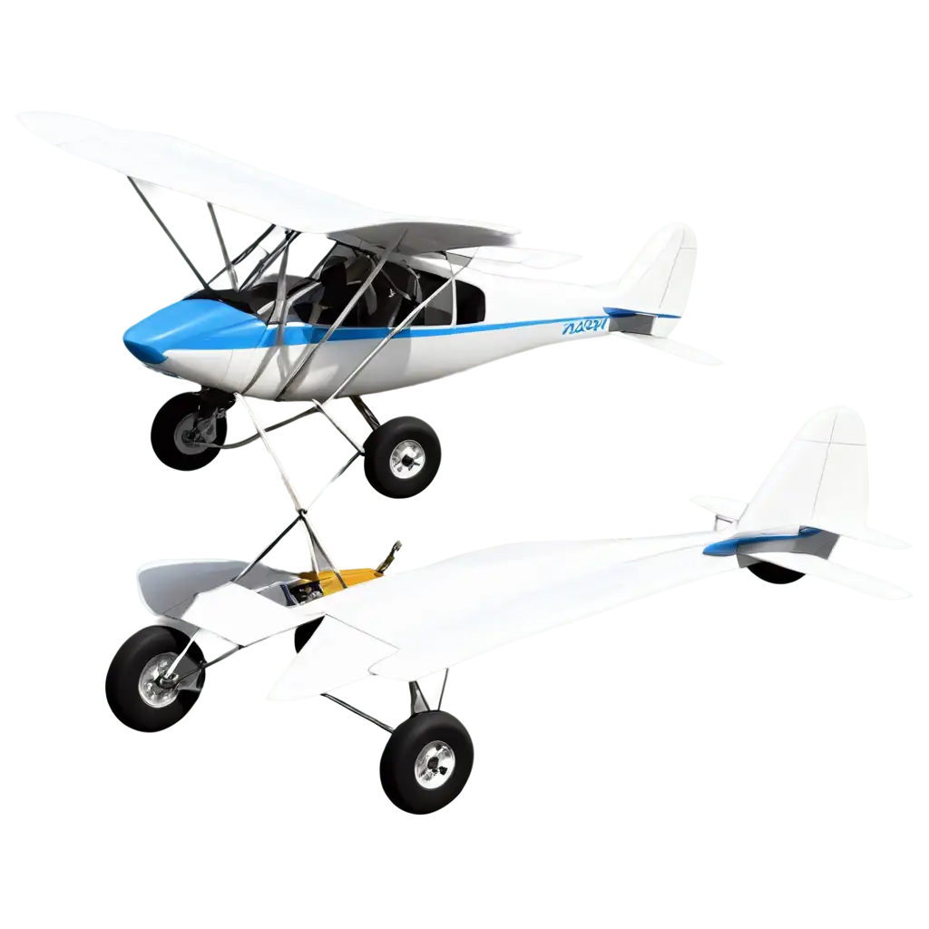 HighWing-Ultralight-Aircraft-PNG-Image-Technical-Drawing-with-Tubular-Fuselage-and-Tricycle-Landing-Gear