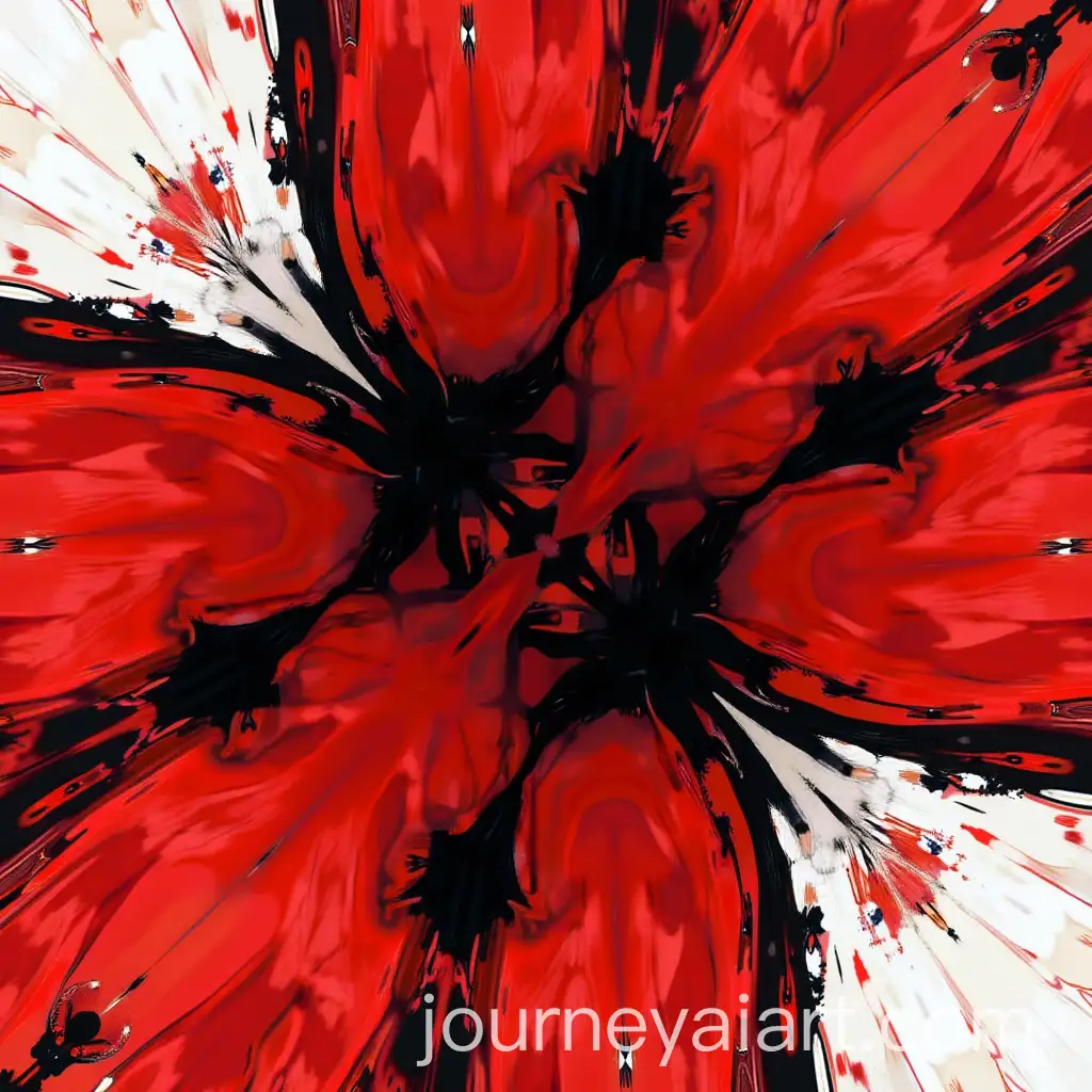 Abstract-Red-Black-and-White-Artwork