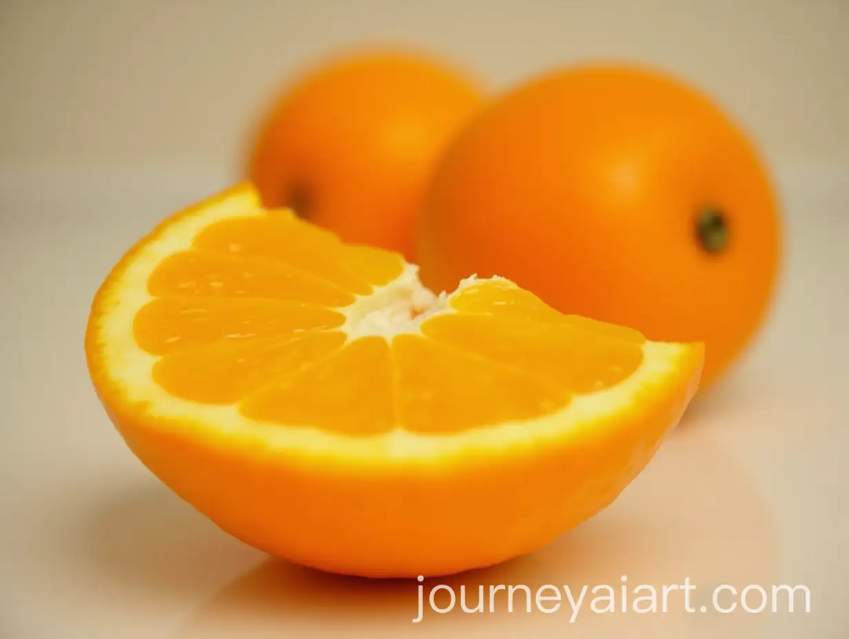Sliced-Orange-with-Whole-Oranges-in-the-Background