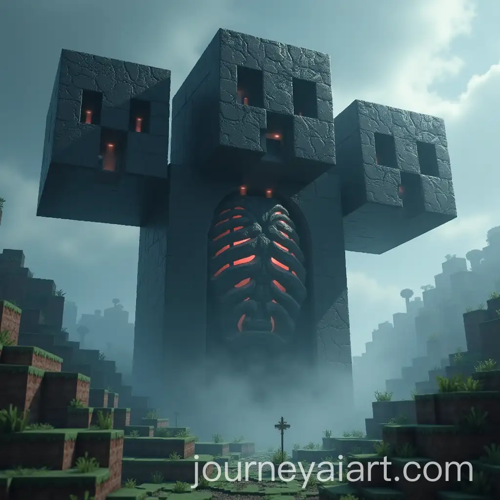 Highly-Detailed-Digital-Painting-of-Minecrafts-Wither-Over-Pixelated-Landscape