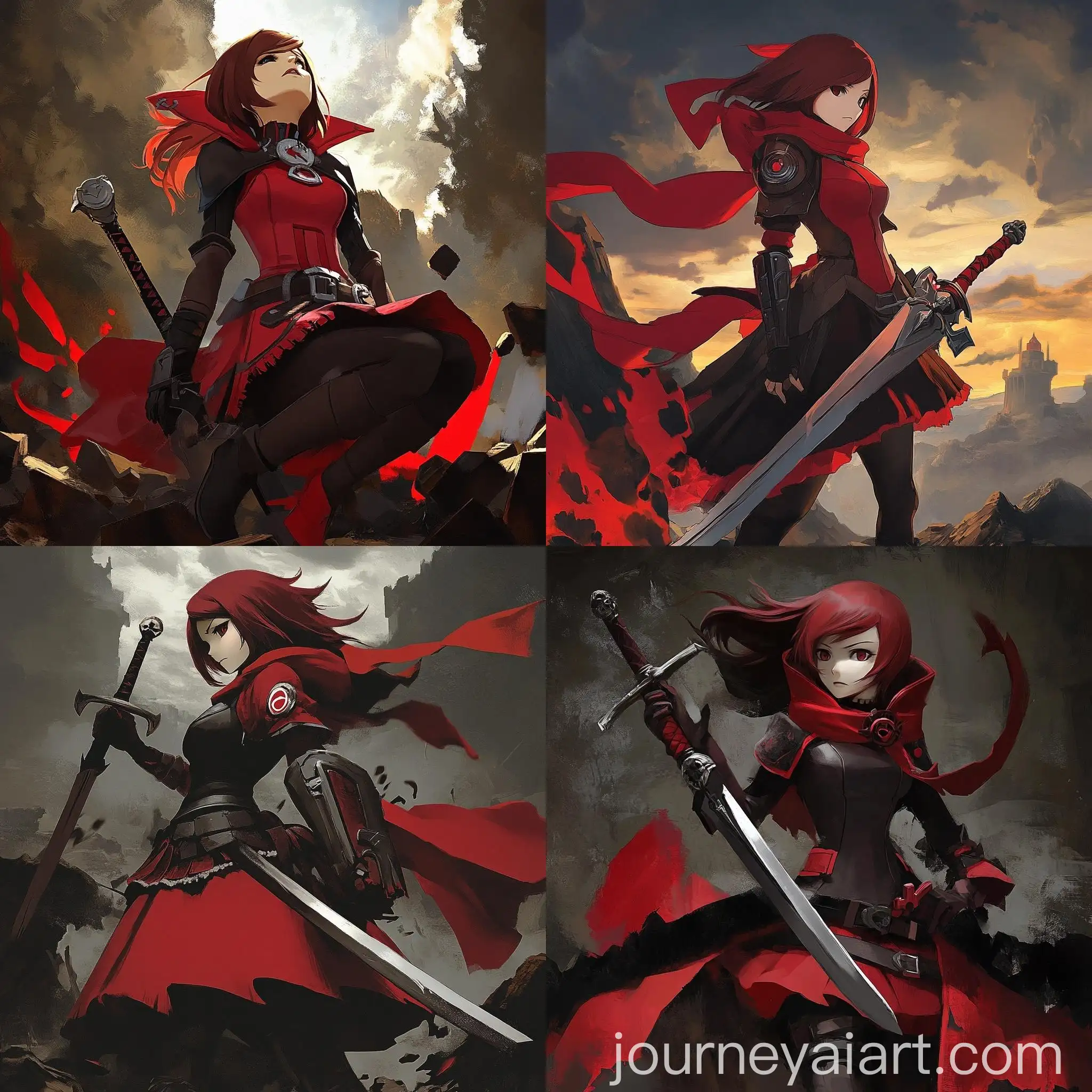 Triumphant-Warrior-Woman-Victory-Scene-Art