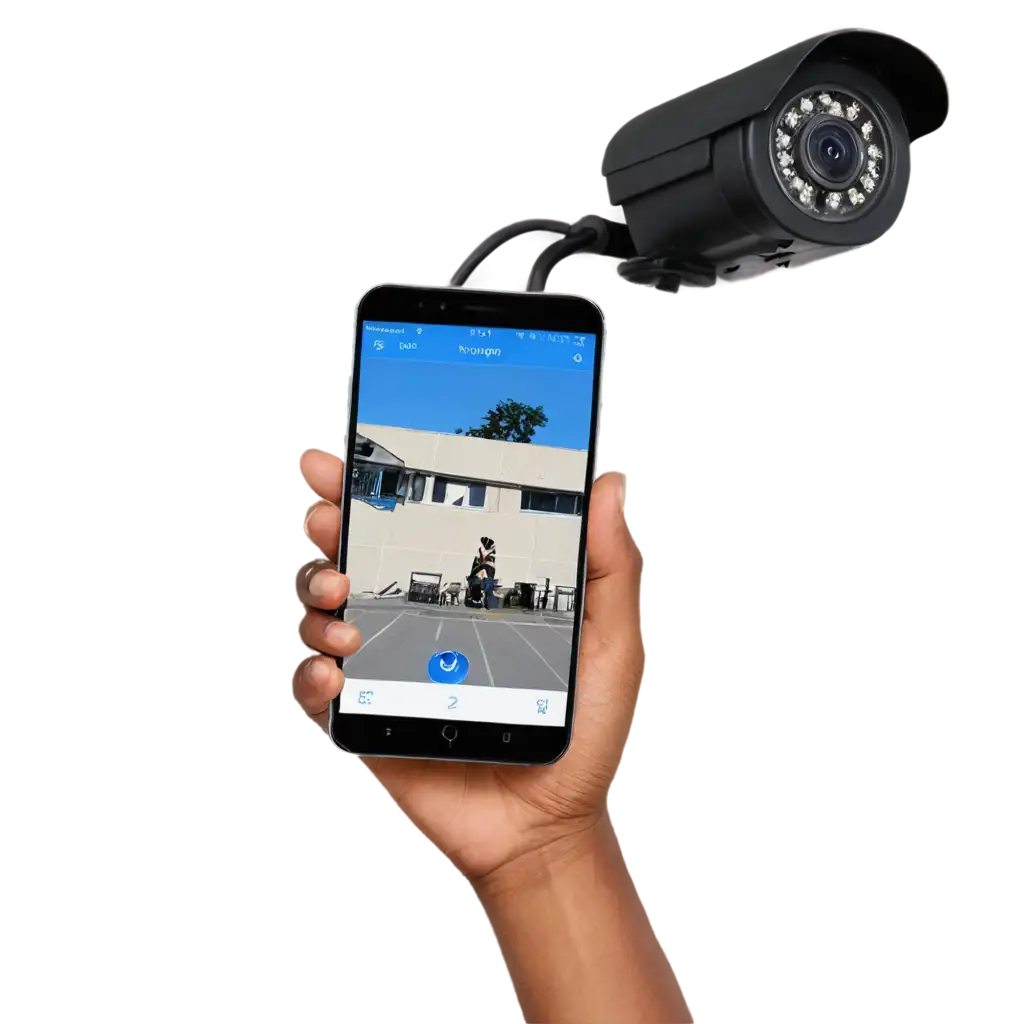 HighQuality-PNG-Image-Black-Hand-Holding-Phone-with-CCTV-Footage