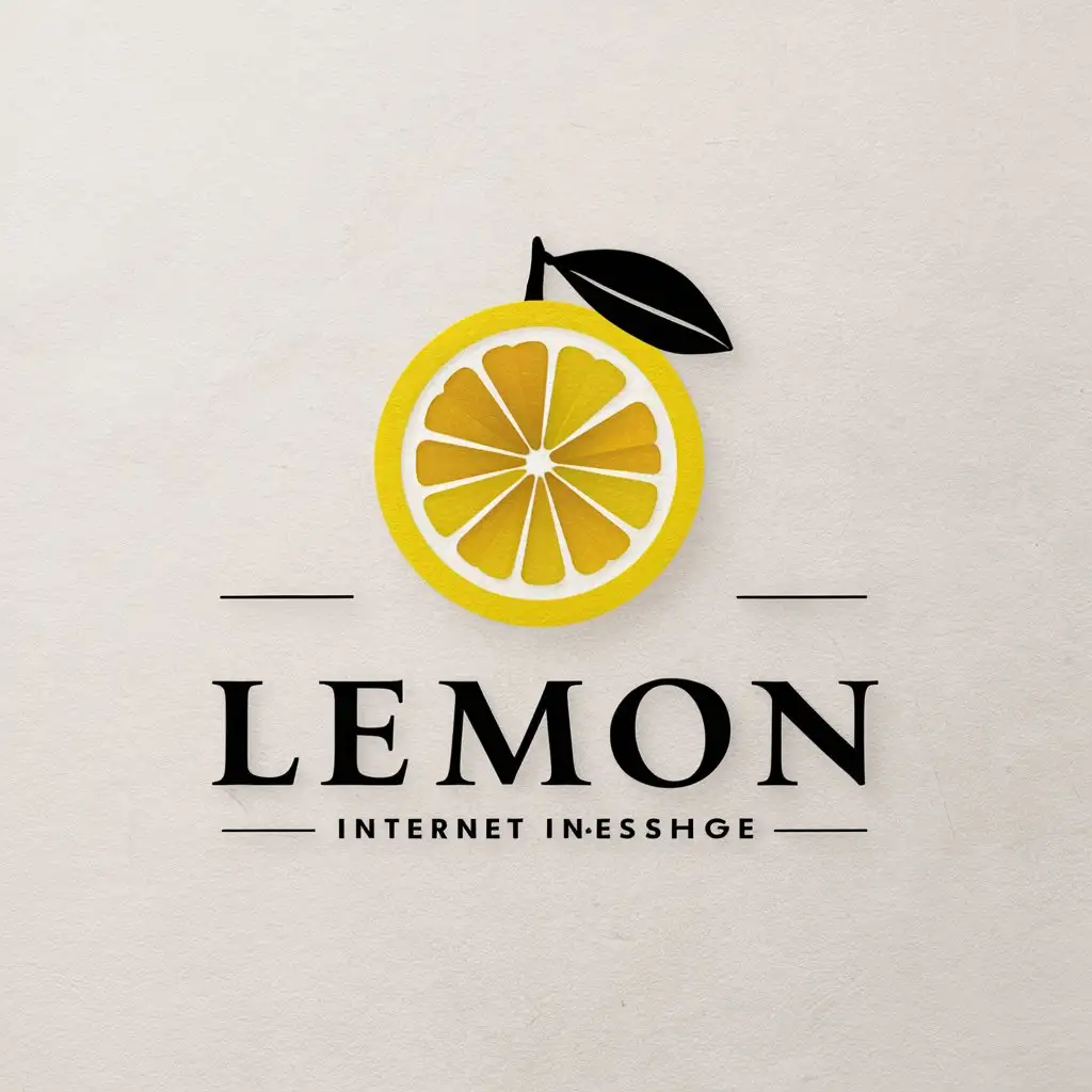 Logo-Design-For-Lemon-Fresh-Citrus-Symbol-for-Internet-Industry