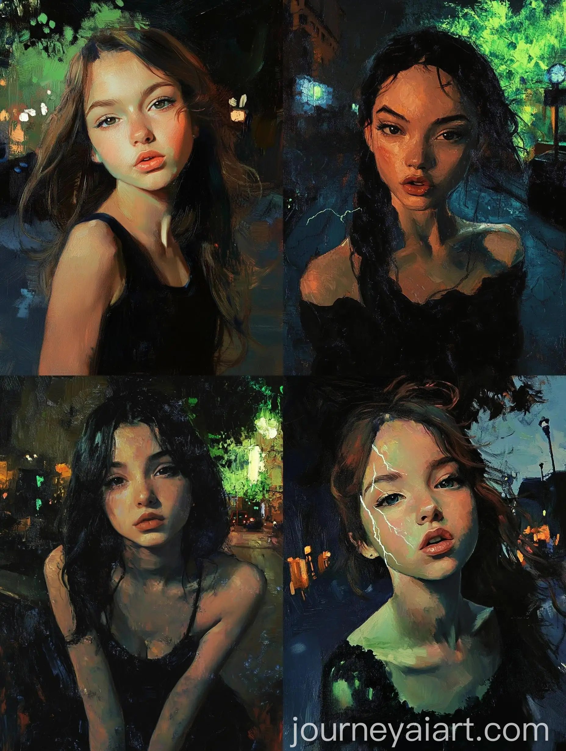 Dramatic-Oil-Painting-Portrait-of-a-Girl-in-the-Style-of-Samuel-Smith