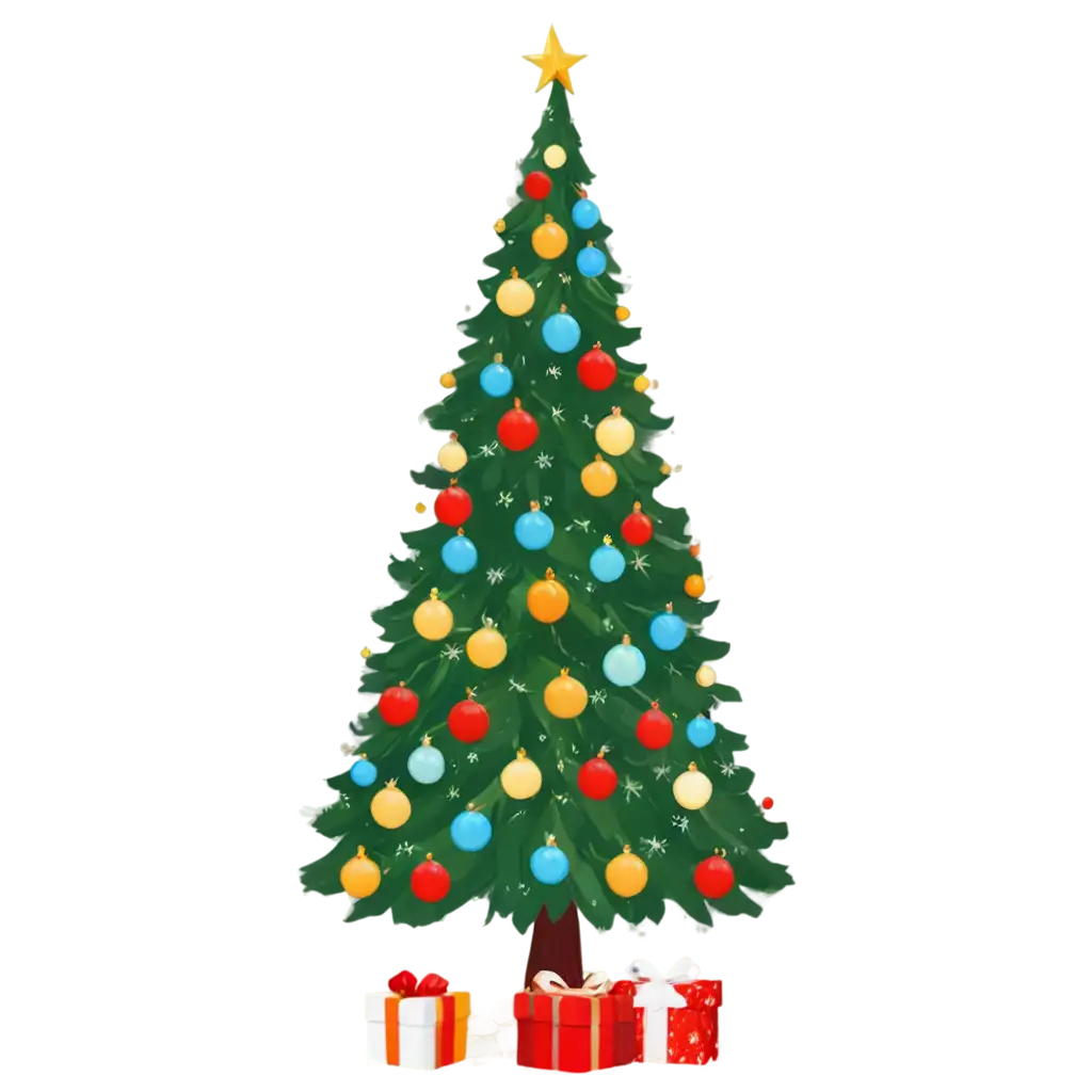 Exclusive-PNG-Christmas-Tree-Design-for-Unique-Holiday-Celebrations