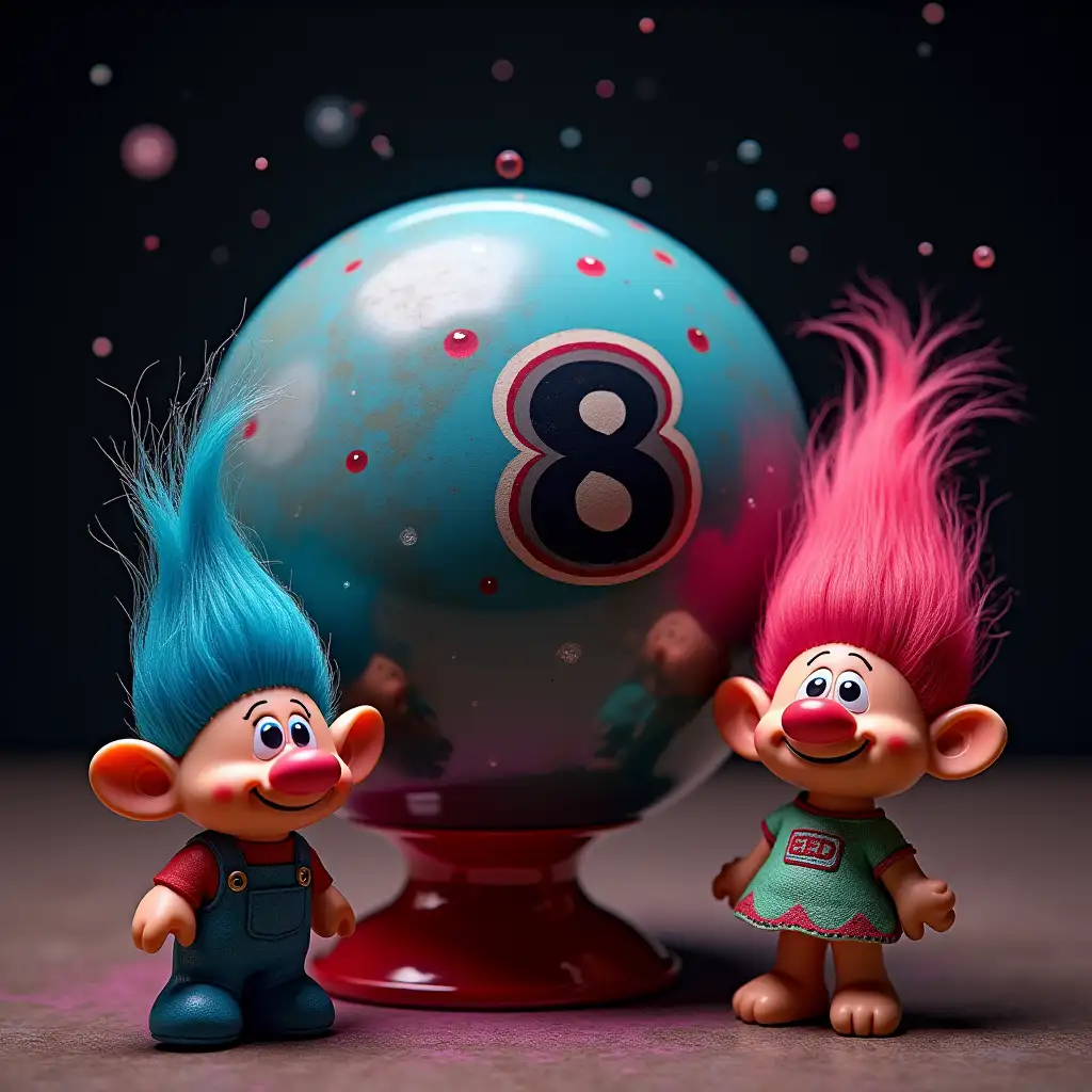 Distorted-Magic-8-Ball-Troll-DollsDistorted-black-hole-objects-and-Lava-Lamp-Affected-by-Black-Hole