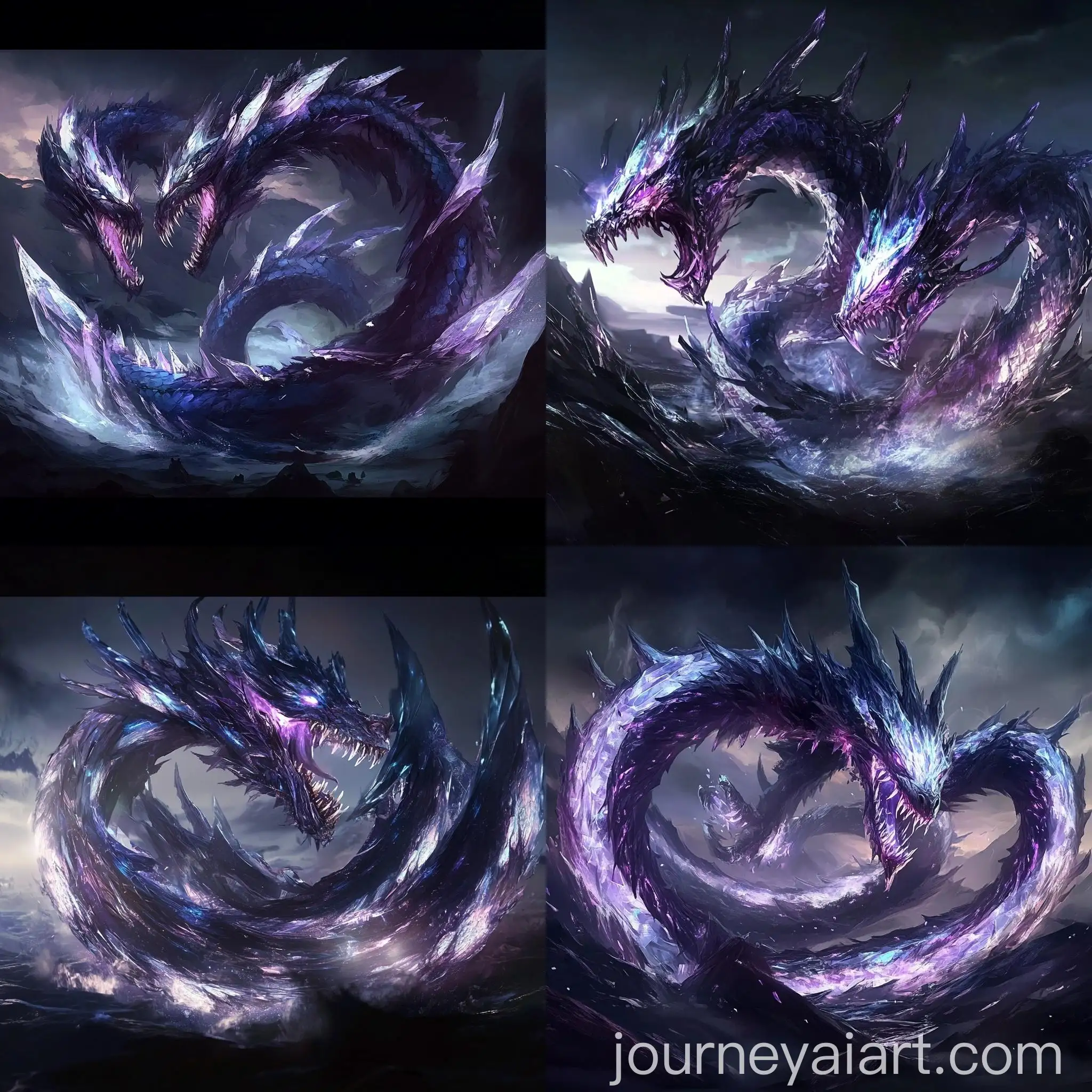 Stylized-Luminescent-Crystal-Dragon-in-Shades-of-Blue-and-Purple