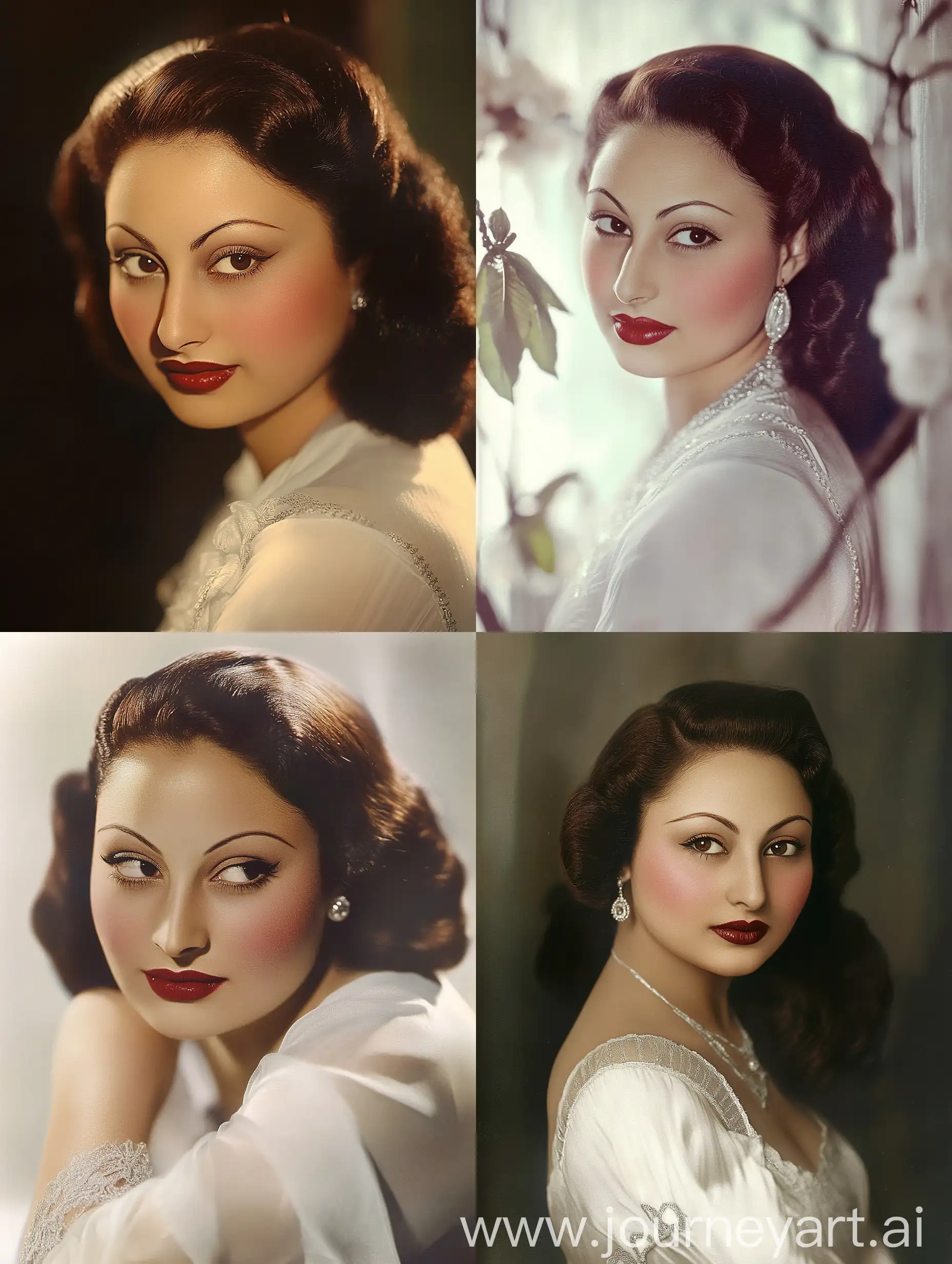 Elegant-Young-Woman-in-Color-Headshot-Portrait-Photography-1935-Style