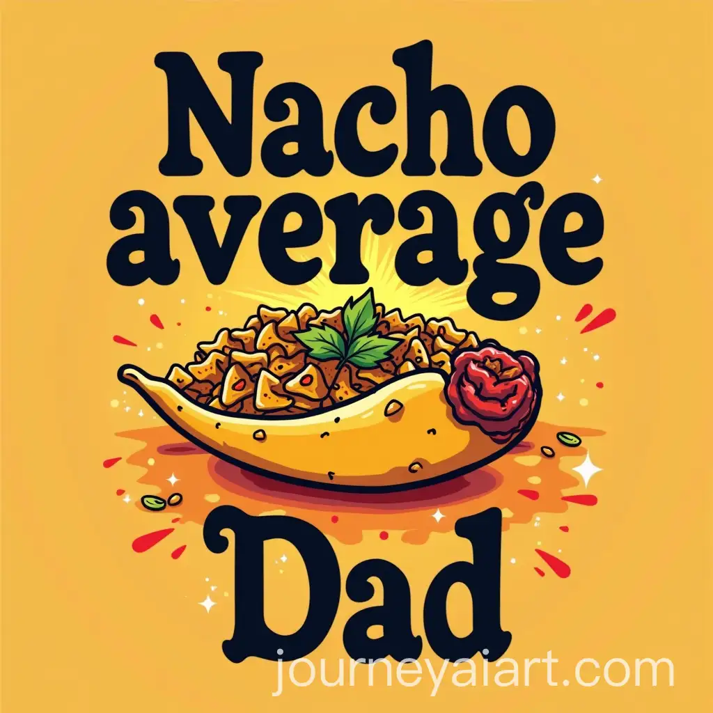 Nacho-Average-Dad-TShirt-Design-with-Nacho-Graphic
