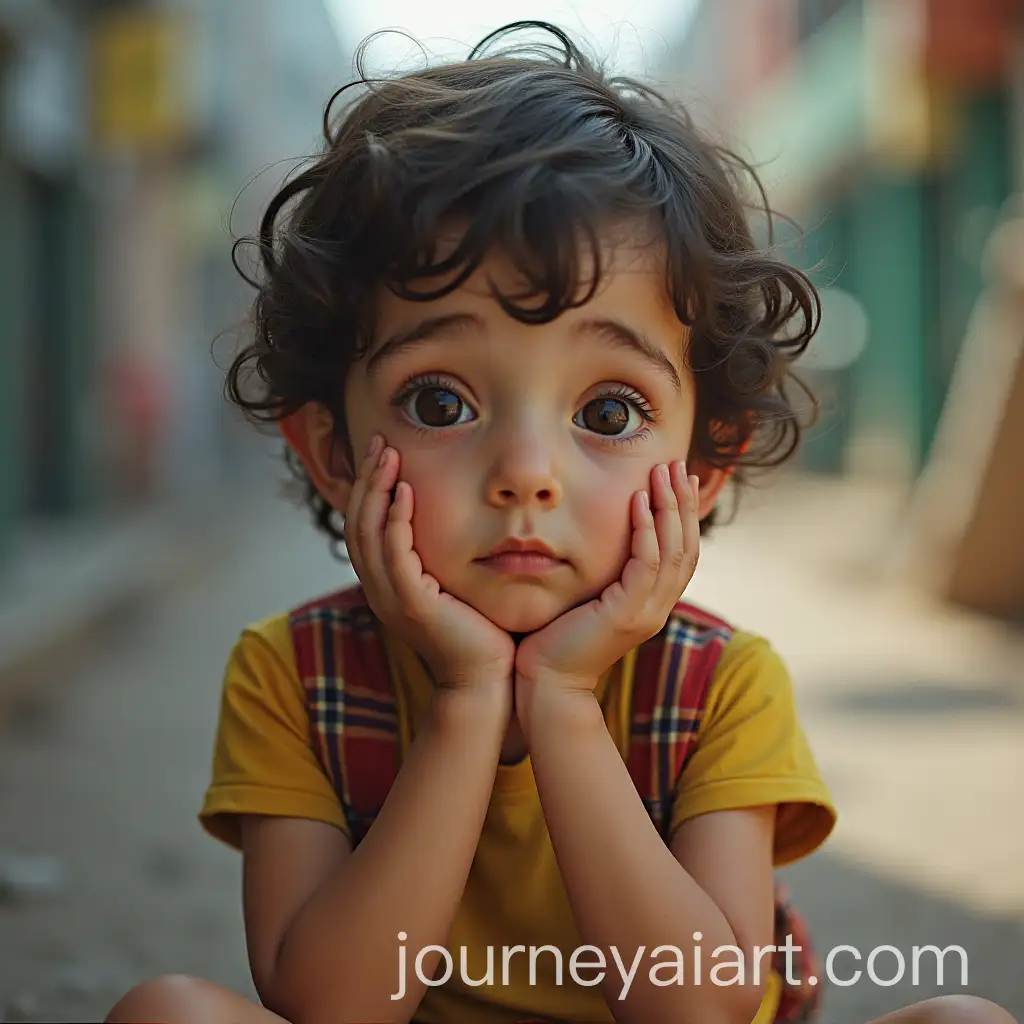 Stressed-Child-Carrying-Heavy-Backpack