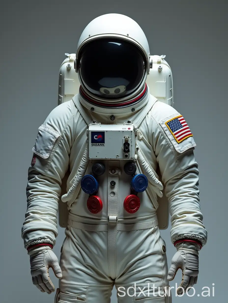 Anonymous-Astronaut-Standing-Upright-in-Spacesuit