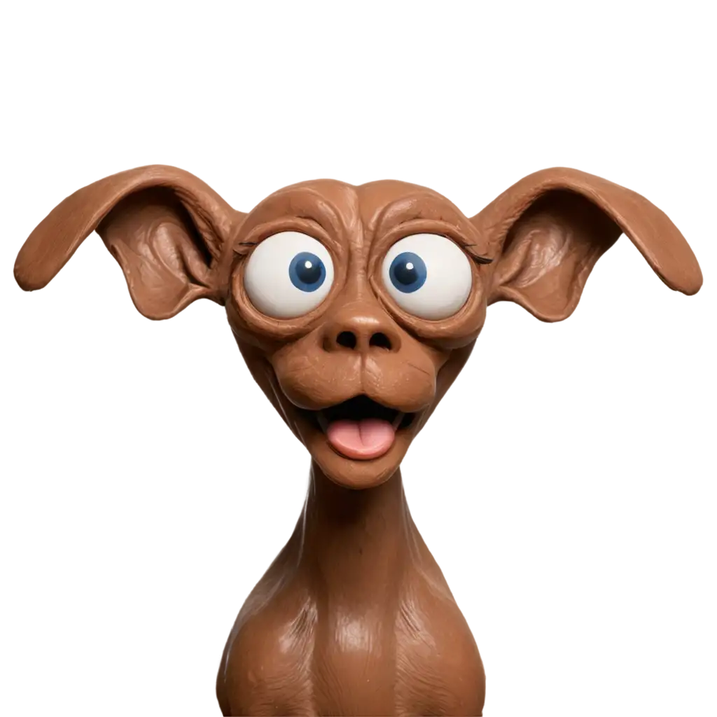 Funny-Clay-Dog-with-BuggedOut-Eyes-and-a-What-Face-PNG-Image-for-Comic-Humorous-Designs