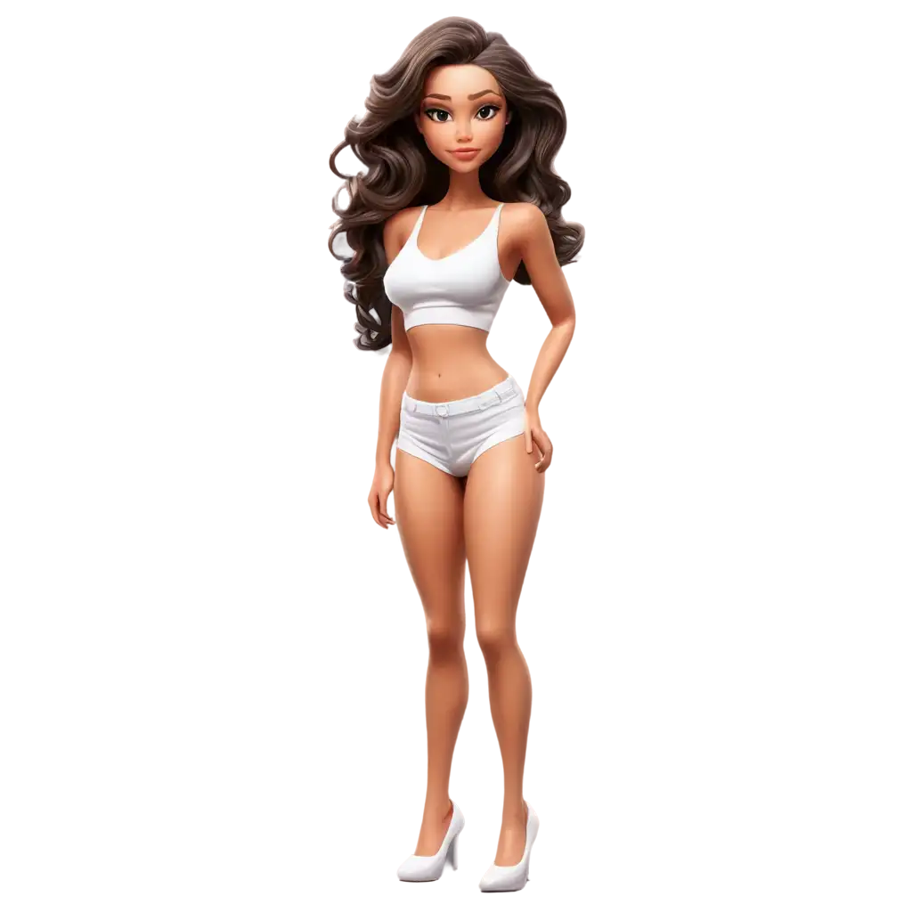 Vibrant-Cartoon-Woman-in-Skimpy-Clothes-PNG-for-Dynamic-Online-Content