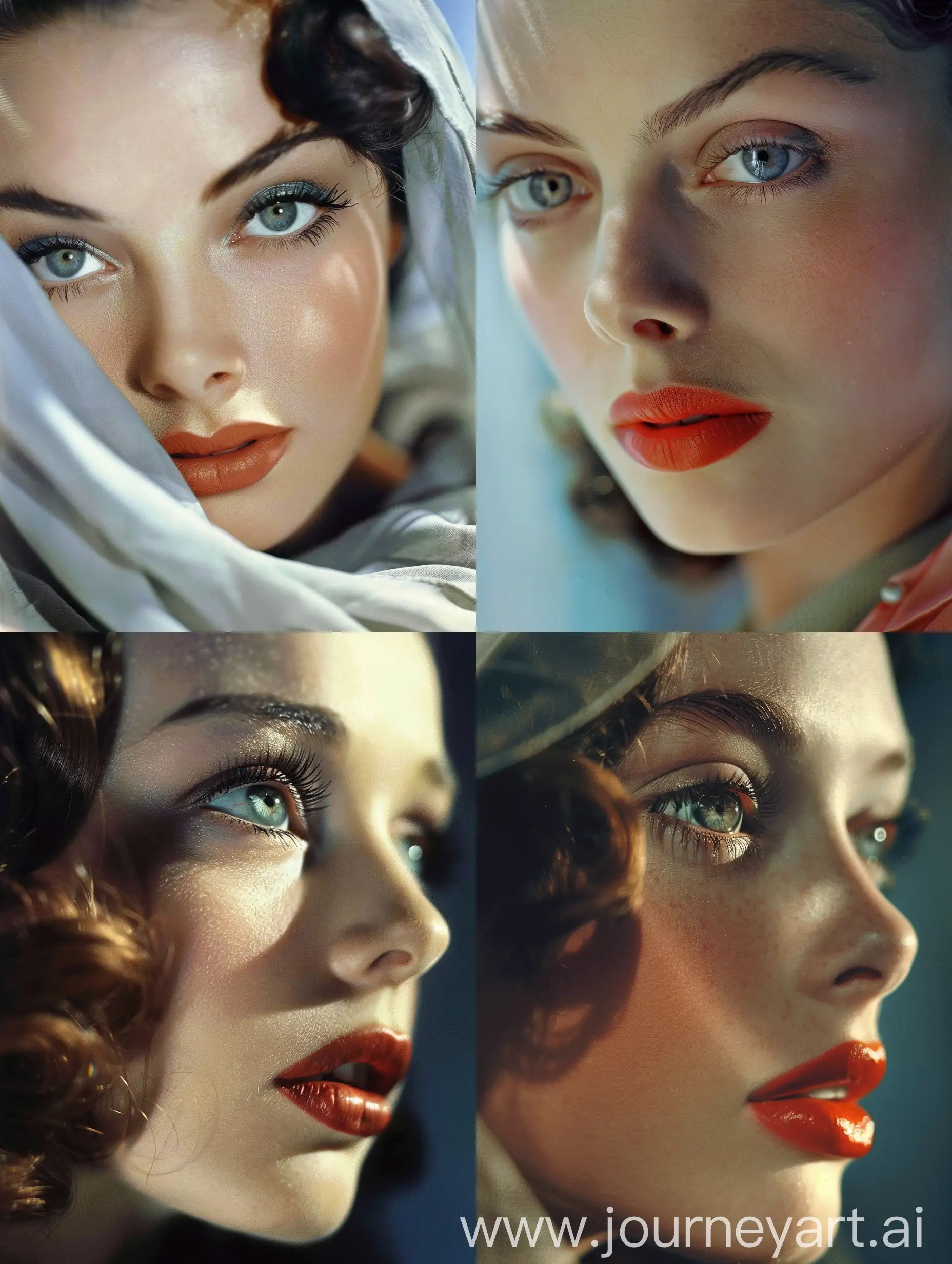 Captivating-Woman-with-Flawless-Face-in-1939-Color-Photography
