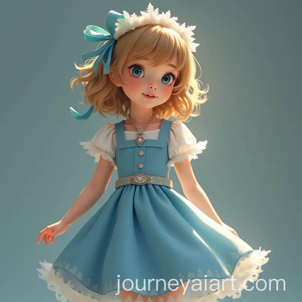 Child-with-Blue-Eyes-Wearing-Short-Frock-in-Soft-Light