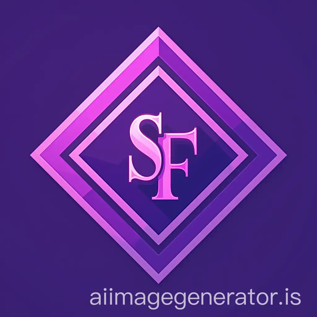 Womens-Soccer-Logo-Design-in-Diamond-Shape-with-Purple-Color-Scheme