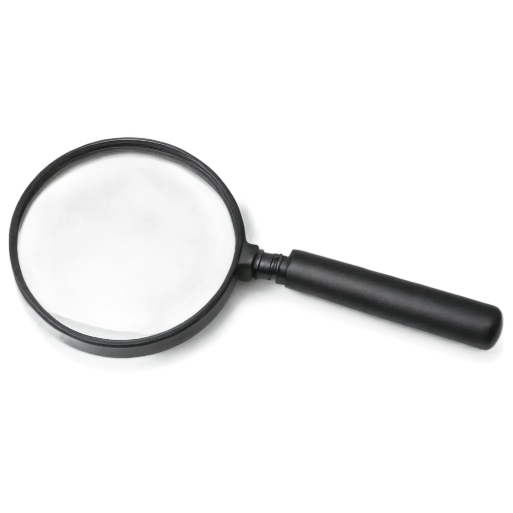 HighQuality-PNG-Image-of-a-Magnifying-Glass-on-White-Background-for-Enhanced-Clarity