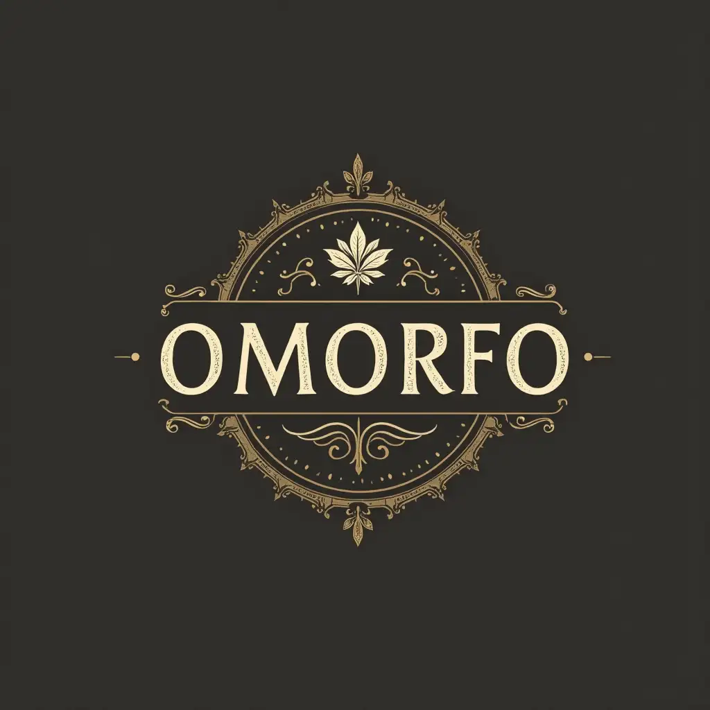 Omorfo-Classic-Text-Logo-Design-with-Elegant-Typography