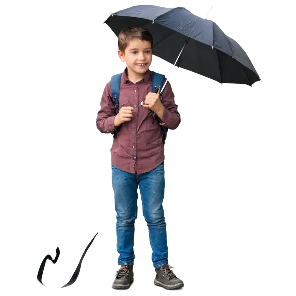 Boy-with-Umbrella-PNG-Image-for-Versatile-Use-in-Digital-Projects