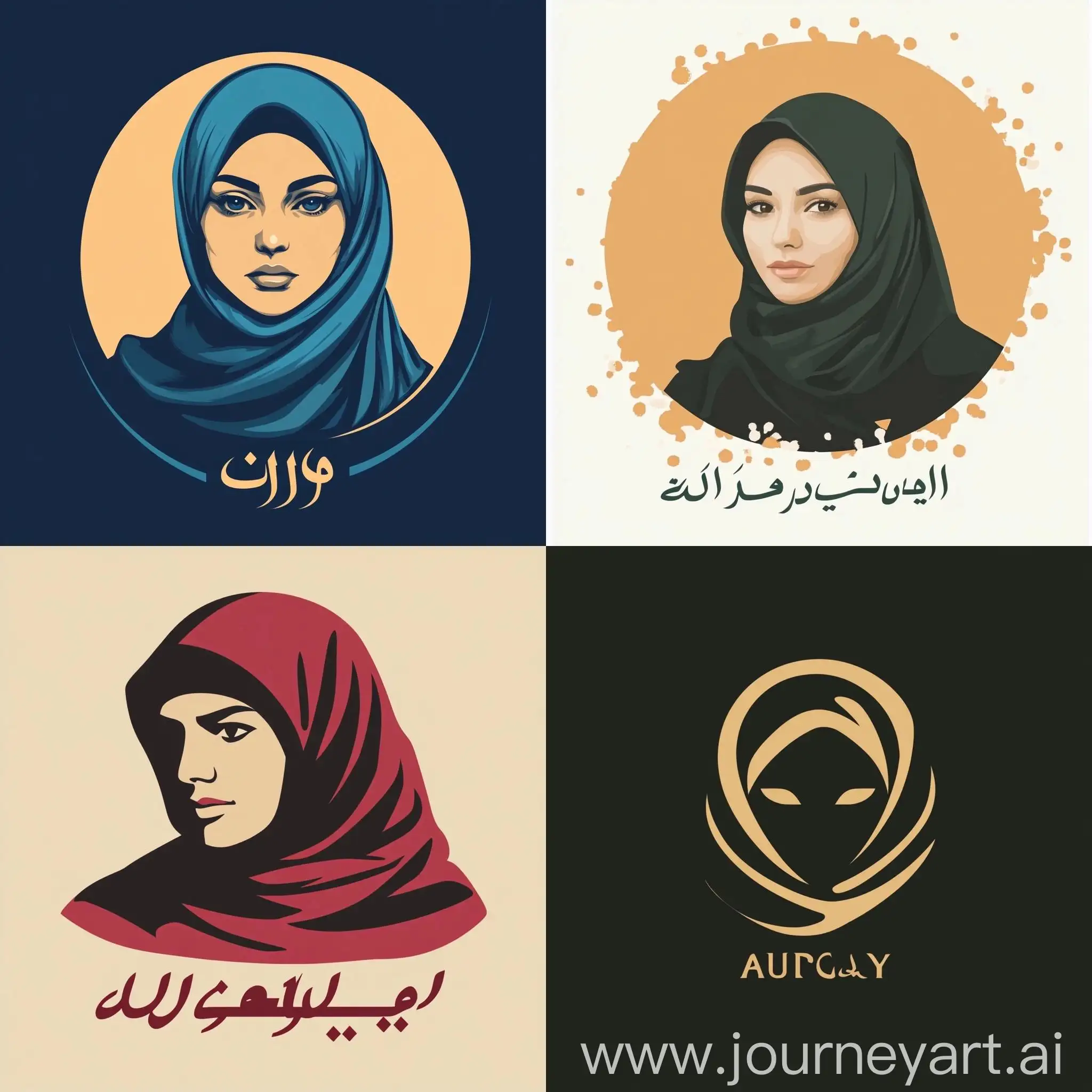 Arabic-Style-Instagram-Avatar-with-Journey-Art-AI-Logo